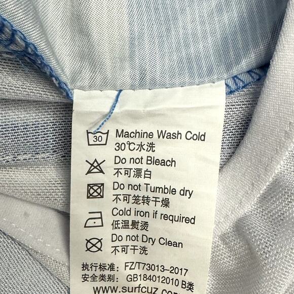 Men's Surfcuz Striped Board Shorts Mesh Lined Surf Swimwear Trunks Swim XXL - Picture 5 of 7